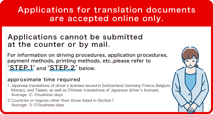To apply for a translation of their driver's license | JAF