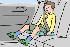 Child seat for schoolchildren